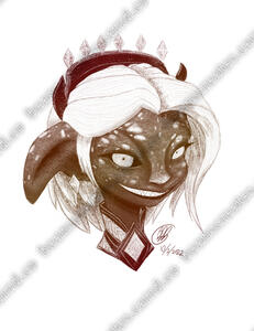 GW2 Alyssa Asura Sketch