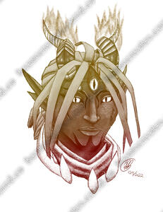 GW2 Lucious Sylvari Sketch GW2 Lucious Sylvari Sketch