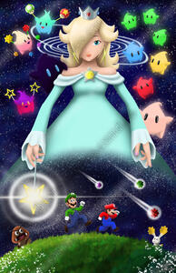 Super Mario Galaxy Poster Super Mario Galaxy Poster